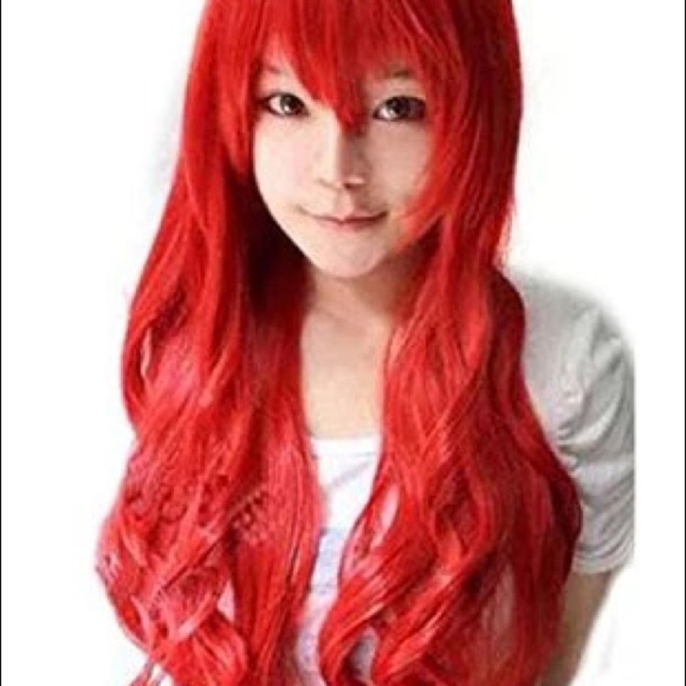 New cute red wig for Halloween costume 🤍🤍 never used